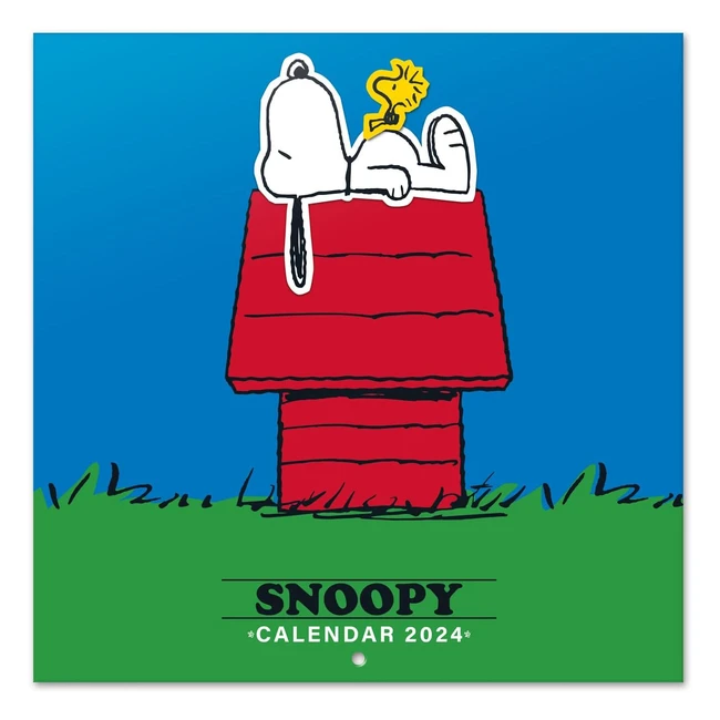 Calendario Snoopy 2024 da Muro - Poster Regalo Incluso - 30x30cm - Ideale per Famiglia