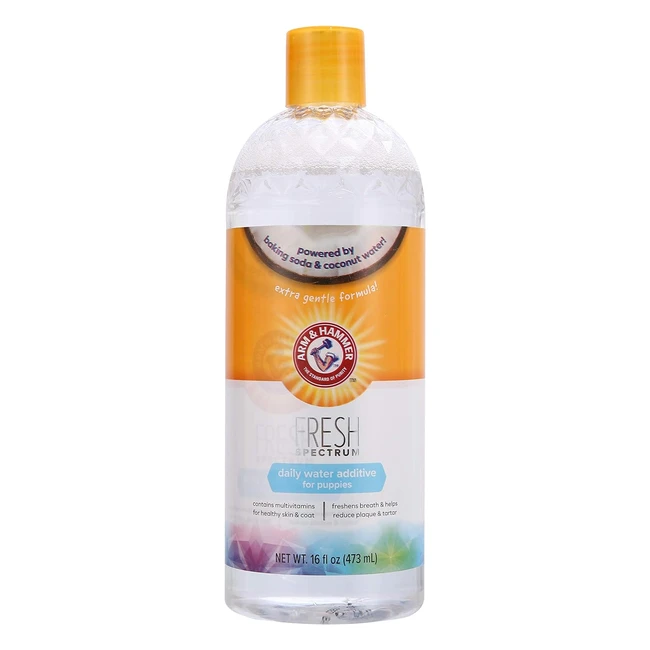 Arm & Hammer Fresh Coconut Water Additive - Pulisci i denti del tuo cane in un attimo!
