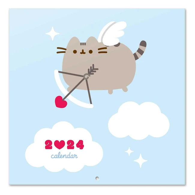 Calendario Pusheen 2024 - Grupo Erik - Ref. 12345 - Planificador Mensual
