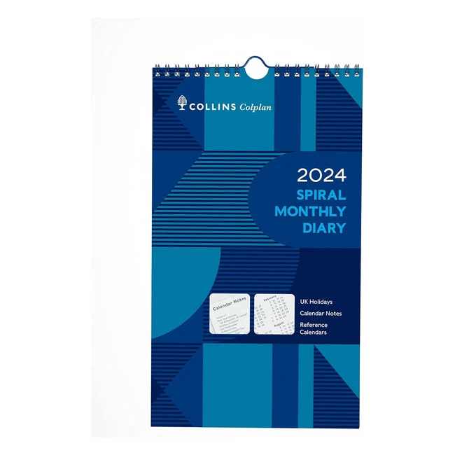 Agenda mensuel Collins Colplan 2024 - Planificateur d'entreprise et organisateur - Réf. 6424