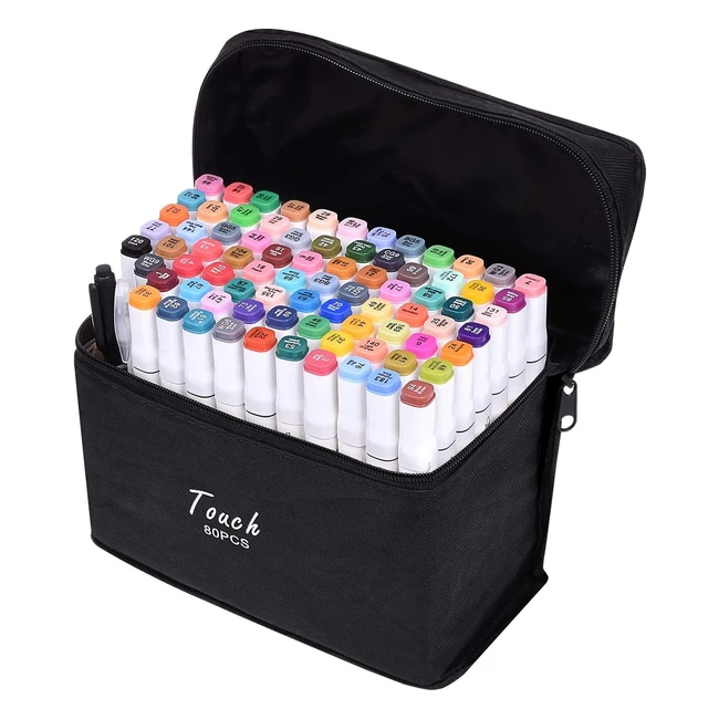 Set 80 Pennarelli Artistici a Colori Ultra Fini - ELOKI