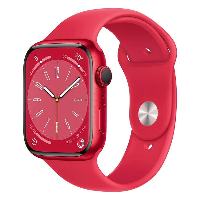 Apple Watch Series 8 GPS 45mm Smart Watch - Product Red, Blood Oxygen, ECG, Water Resistant
