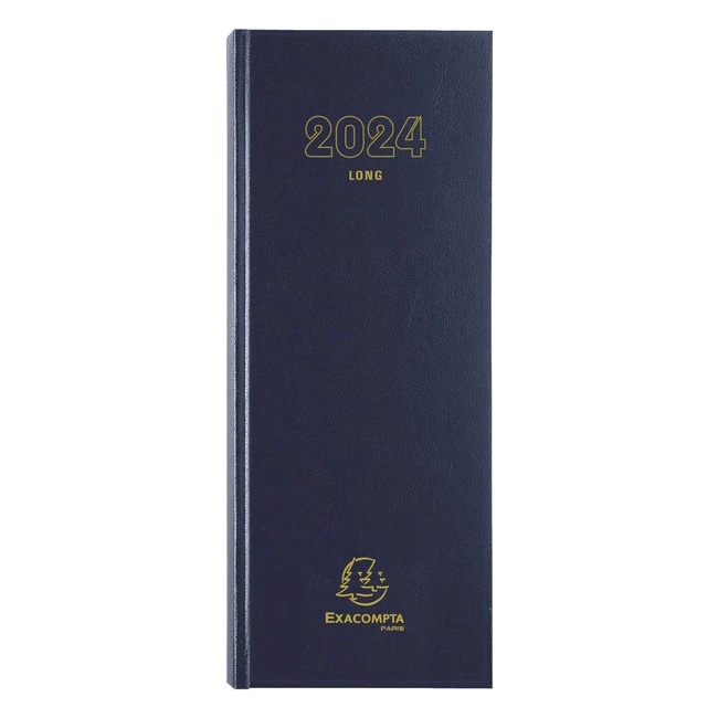 Agenda journalier de bureau Exacompta 38572E - Janvier-Décembre 2024 - Coloris assortis
