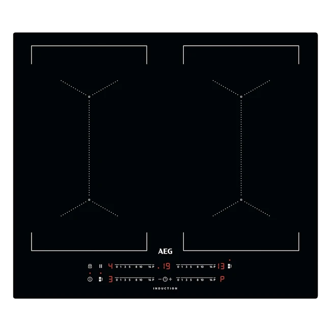 Piano cottura a induzione AEG Serie 6000, 4 fuochi, bridge, Ike64453ib