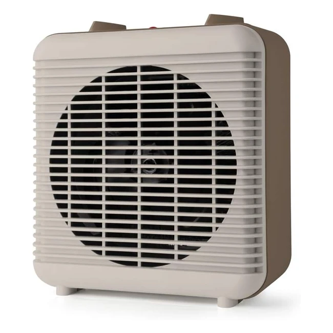 Termoventilatore Taurus Tropicano S2001 - 2000W, Termostato Regolabile, 2 Potenze di Riscaldamento, Ventilatore
