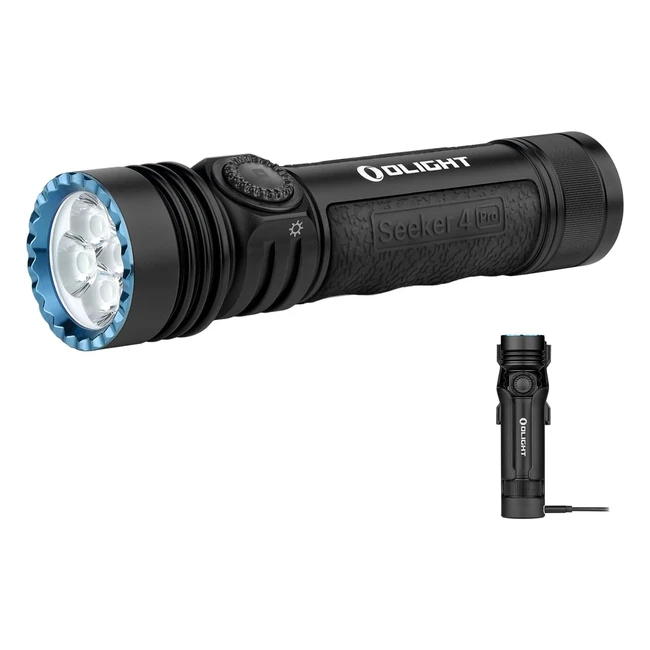Torcia Olight Seeker 4 Pro - Ricaricabile, 4600 Lumen, Impermeabile