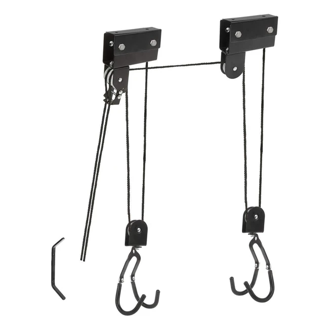 Elevador de Bicicletas Strong Unisex Adulto Negro - Referencia: MWAVE-001