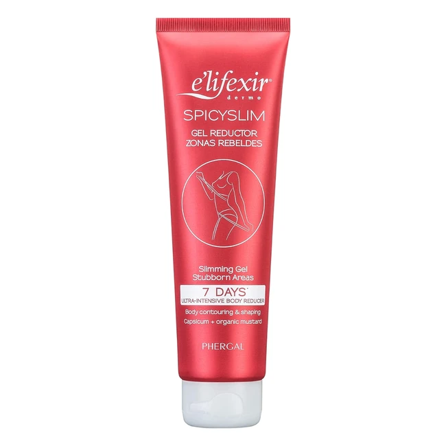 Elifexir Spicyslim Gel Riducente Estrema - Combatti il Grasso Localizzato - Risultati Visibili in 7 Giorni - 150ml