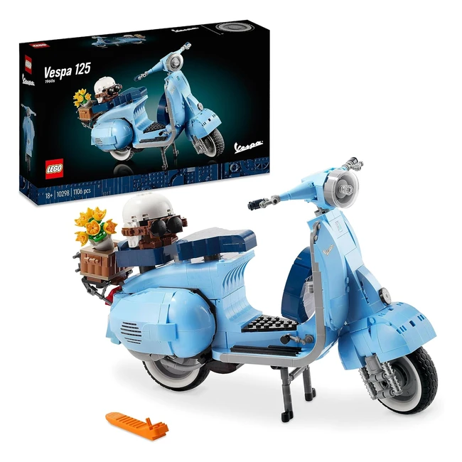 Lego Vespa 125 Modellbausatz Vintage Roller aus Italien für Erwachsene zum Bauen und Ausstellen