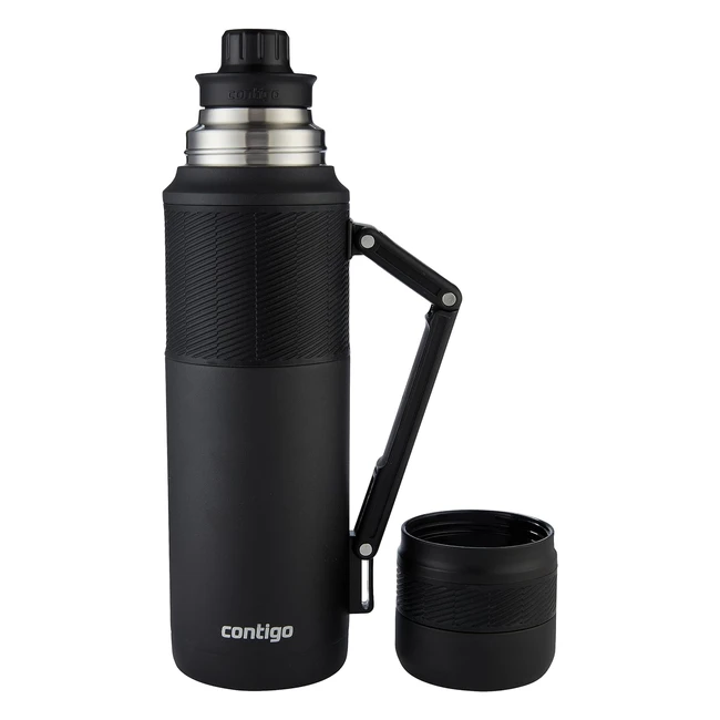 Contigo Thermal Bottle - Vacuum Insulated Travel Flask - Hot Drinks up to 35h - Cold Drinks up to 60h