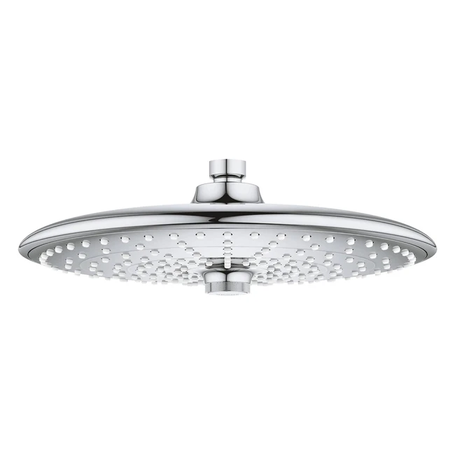 Grohe Vitalio Joy 260 Head Shower - 3 Spray Zones - Rain, SmartRain, Jet - Water Saving - Chrome