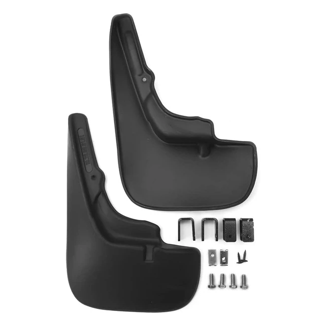 Frosch ExpSGFJK001 - Guardabarros de Coche a Medida - Aletas de Barro - Kit de Fijación - Negro