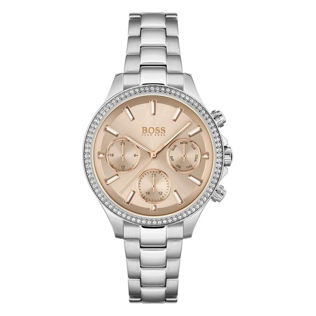 Boss Women's Quartz Watch - Multifunction, Silver Stainless Steel Bracelet - 1502565