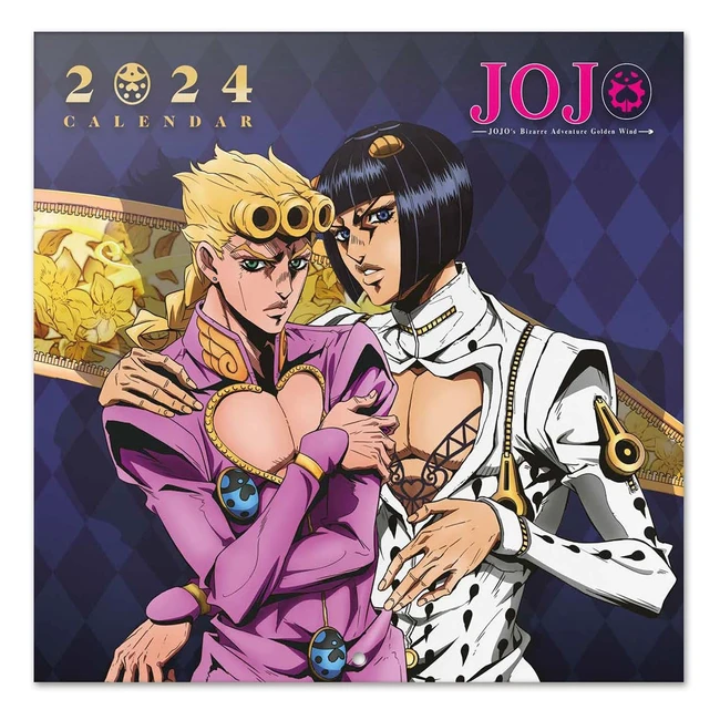 Calendario Grupo Erik 2024 Pared Jojos Bizarre Adventures 30x30 cm