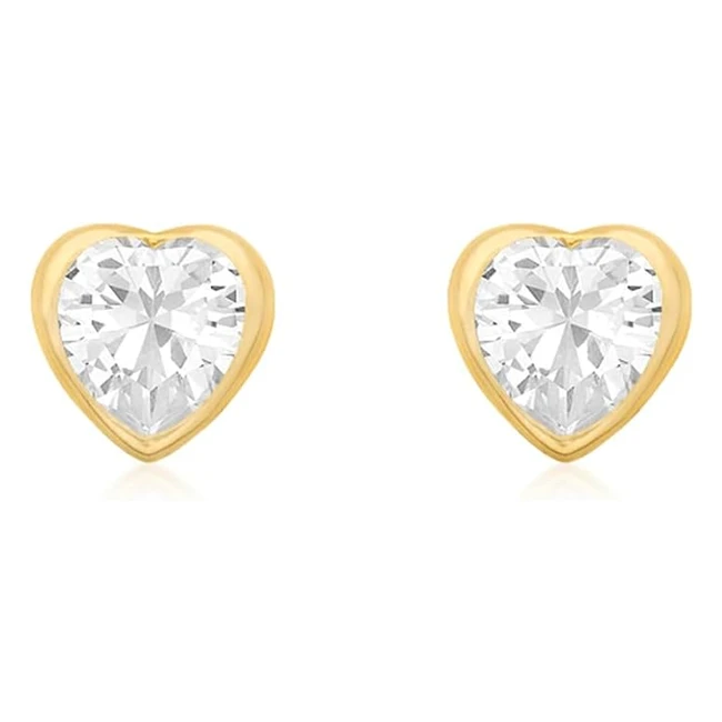 Pendientes Carissima Gold de Mujer, Oro 9K 375, Circonita Blanco - ¡Envío Gratis!