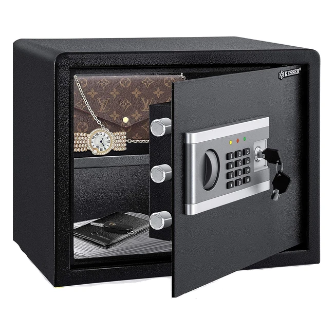Kesser Elektronischer Tresor 34x26x22cm - Sicherheit für Zuhause und Büro