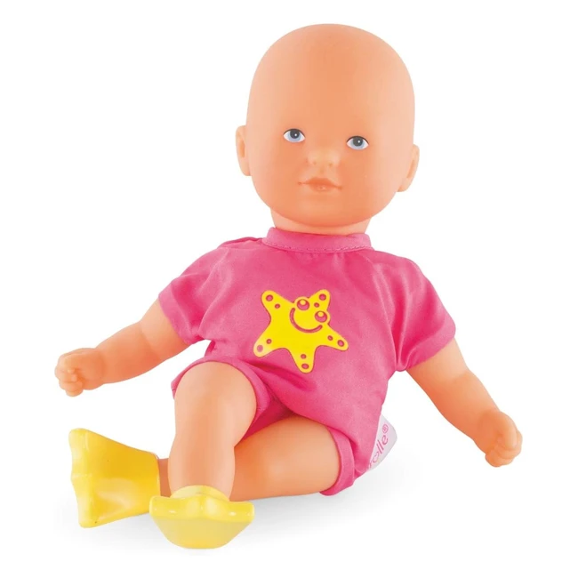 Muñeca Corolle Mini Baño 20cm Rosa 9000120050 - Ideal para Niños +18 Meses