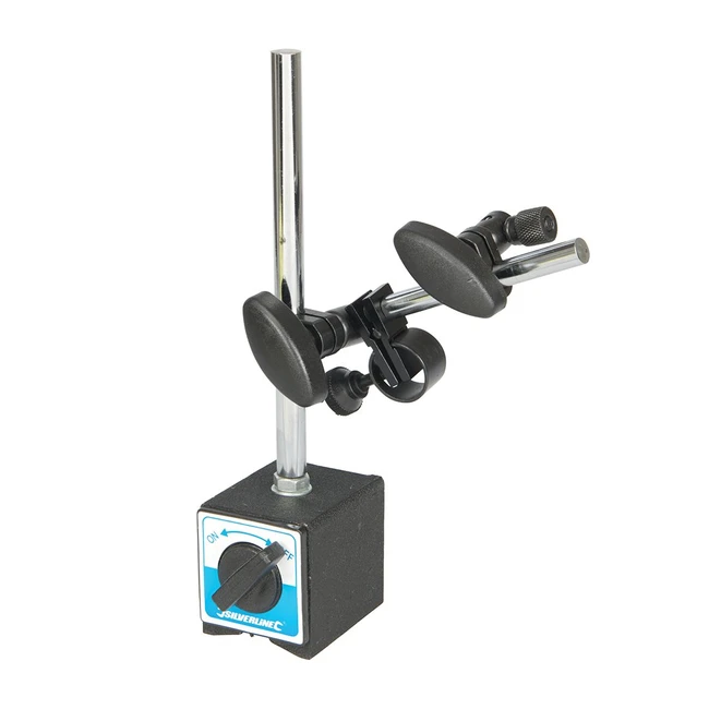 Base magnetica Silverline 598458 235mm con magnete potente e regolazione fine