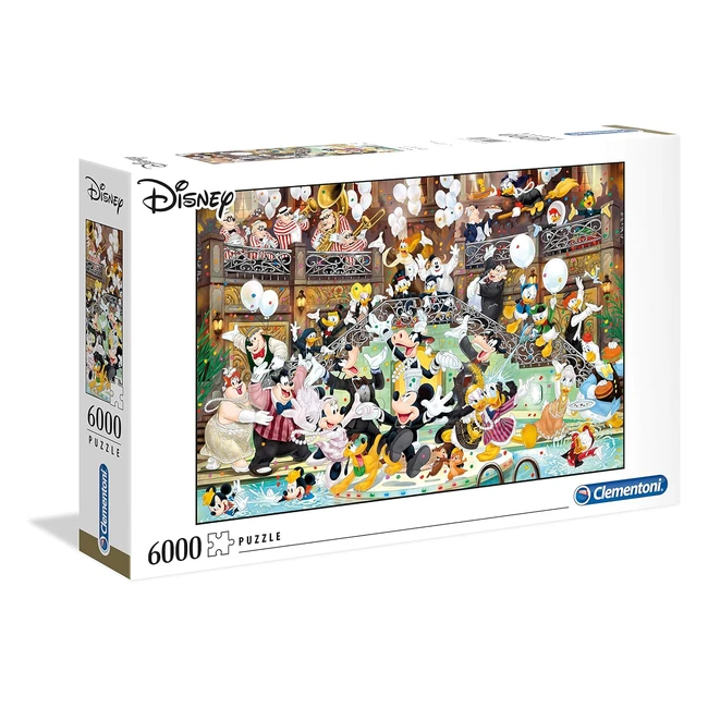 Puzzle 6000 pièces Clementoni Disney Gala 36525 Multicolore - Qualité Premium
