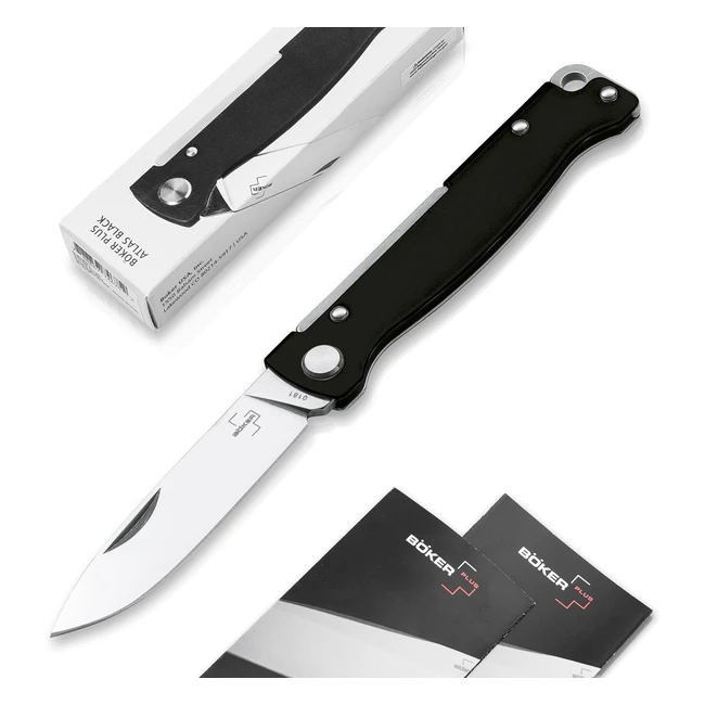Navaja Bker Plus Atlas Black - Diseño inigualable y calidad suiza
