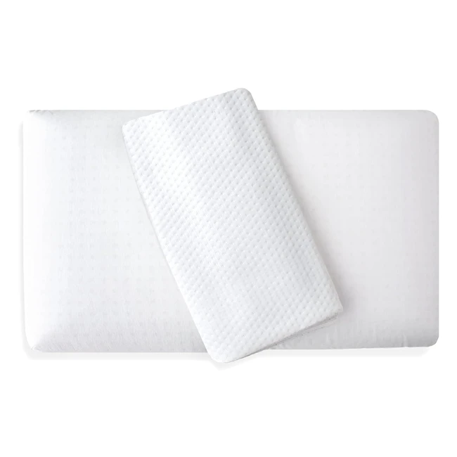 Siebenschläfer Nackenstützkissen Weiß 70 x 35 cm - OEKO-TEX Zertifiziert