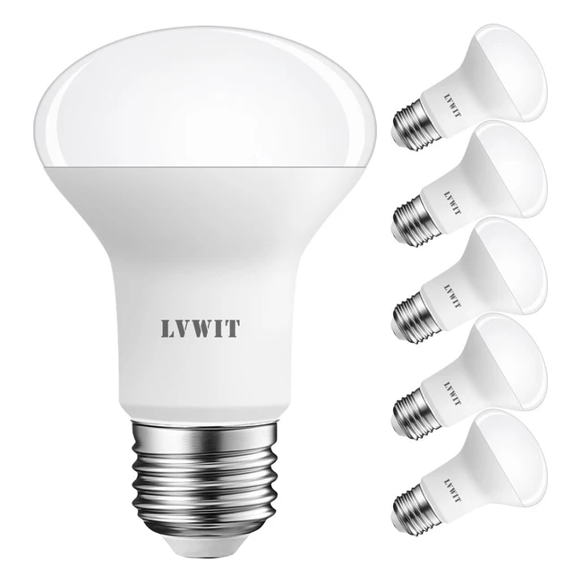 LVWIT R63 Reflector E27 LED Bulb Warm White 2700K 806LM 8W Pack of 6