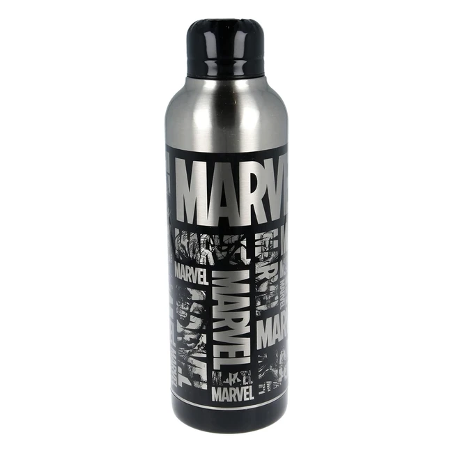 Bottiglia Termos Marvel 515ml Acciaio Inox - Giovane Adulto