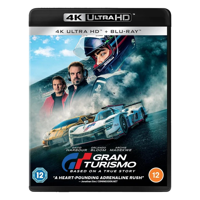 Gran Turismo 4K UHD Blu-ray Région ABC - Histoire Vraie - Qualité Exceptionnelle