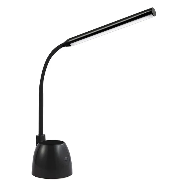 Lampada da tavolo LED Lumare dimmerabile 6W 480 lumen nero - 3 livelli di luminosità