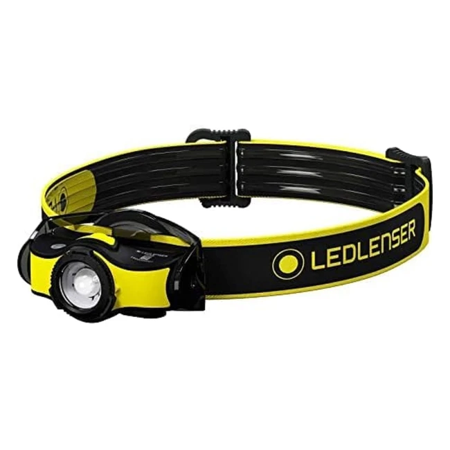 Torcia Frontale LEDLenser IH5R Professionale Ricaricabile 400 Lumen - Batteria AA - Clip Metallo - Luce Rossa