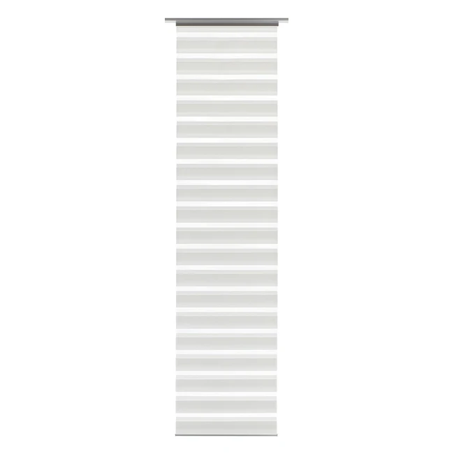 Cortina Japonesa Gardinia Doble Persiana Enrollable Blanco 60x245 cm