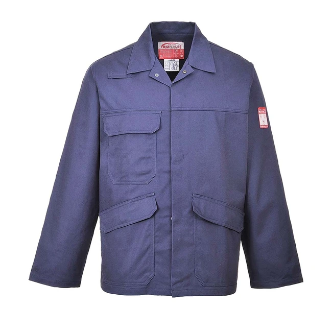 Giacca Portwest FR35 Bizflame Pro Taglia L Navy - Antistatica e Certificata CE