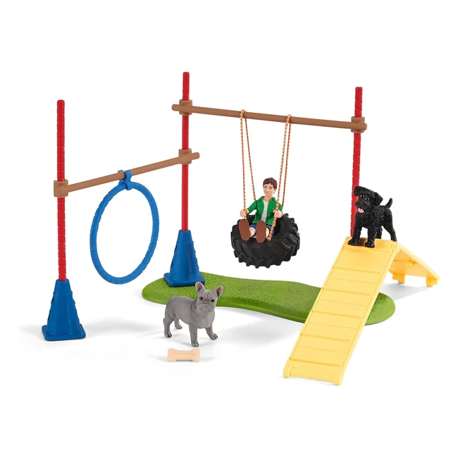 Schleich Farm World Multicolore 42536 - Set Divertimento per Cani
