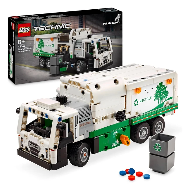 Lego Technic Camion Spazzatura Mack LR Electric Giocattolo 8+ Anni 42167