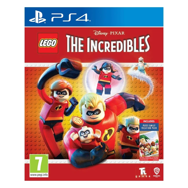 LEGO The Incredibles PS4 - Aventure familiale Disney Pixar - Import UK