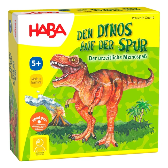 Jeu HABA Chasse aux dinos - Réf.1234 - Fun préhistorique pour enfants