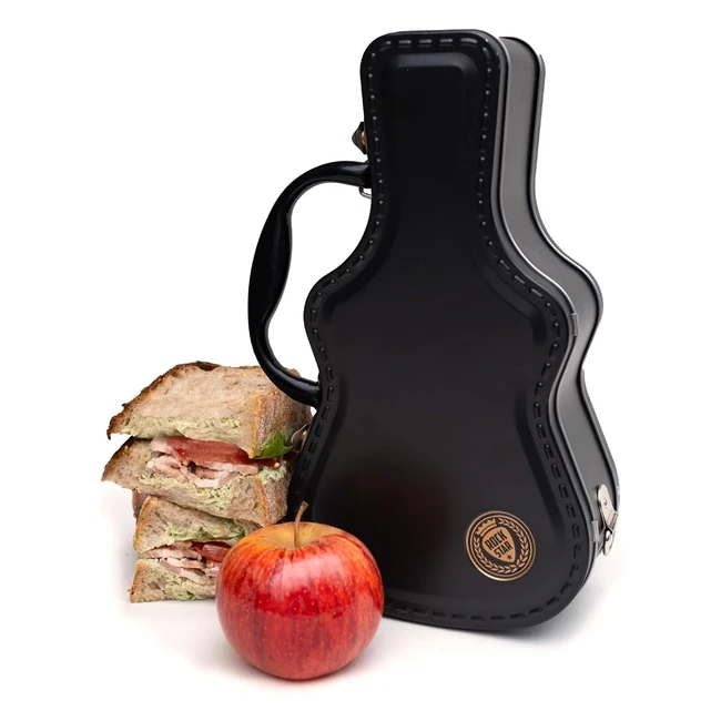 Fiambrera Guitarra Suck UK Original - Tupper Metal Negro 810x1550x2800 cm