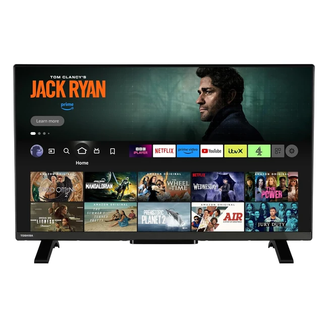 Toshiba 32WF2F53DB HD Ready Smart Fire TV - Enhanced Clarity & Dolby Audio