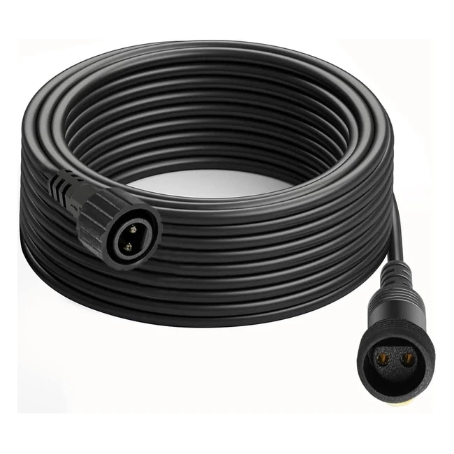 Joycome Christmas Light Extension Cable 6m197ft Fairy Lights Lead IP65 Waterproof