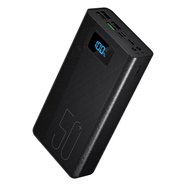Power Bank 50000mAh 225W Carga Rápida Gran Capacidad 5 Salidas 3 Entradas