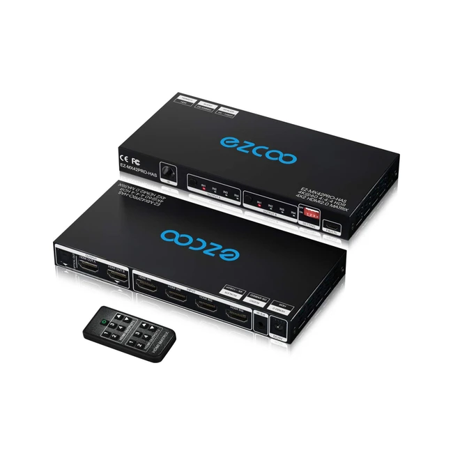 4x2 HDMI Matrix 4K 60Hz HDR Dolby Vision Atmos SPDIF 5.1Ch Breakout