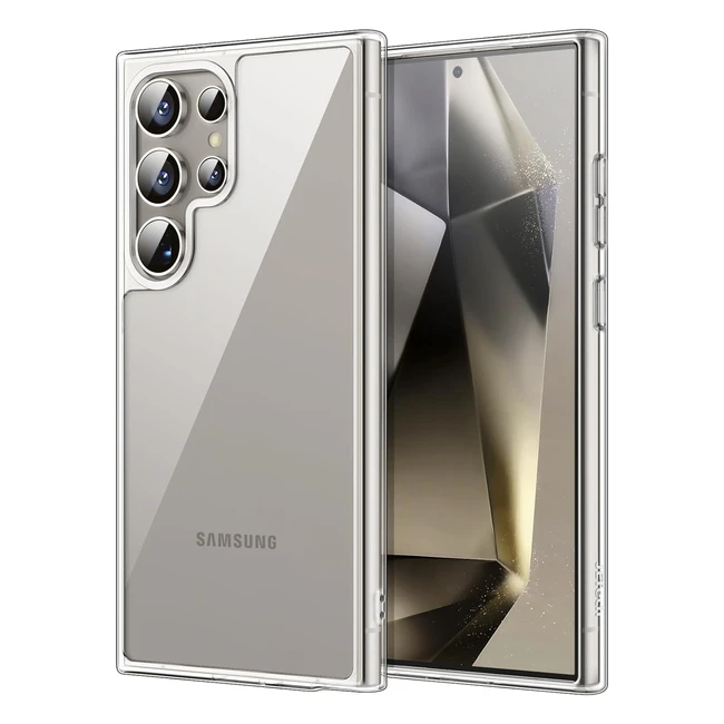 Cover JETech per Samsung Galaxy S24 Ultra 5G - Anti ingiallimento, Protezione Custodia con Antiurto e Antigraffio