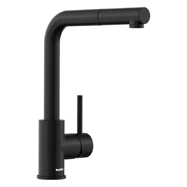 Grifera de cocina alta presión Blanco Milas 526660 - Negro Mate