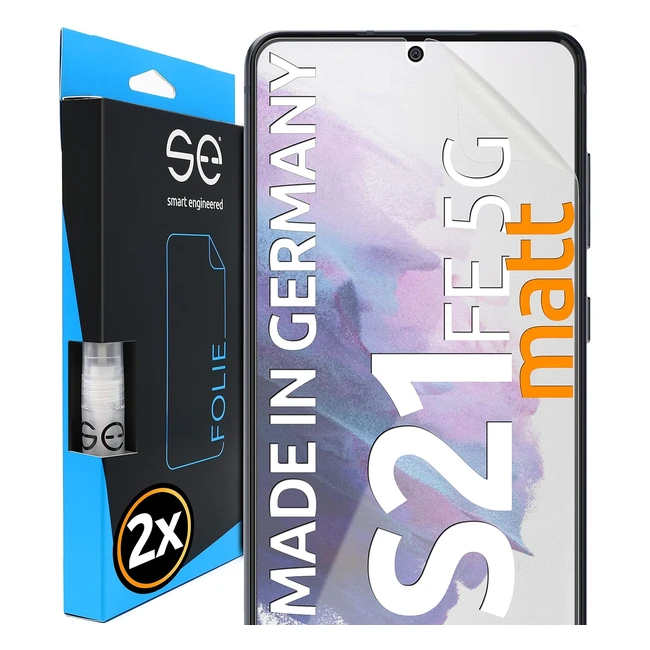 S21 FE Display-Schutzfolie 5G Antireflex-Set aus Deutschland