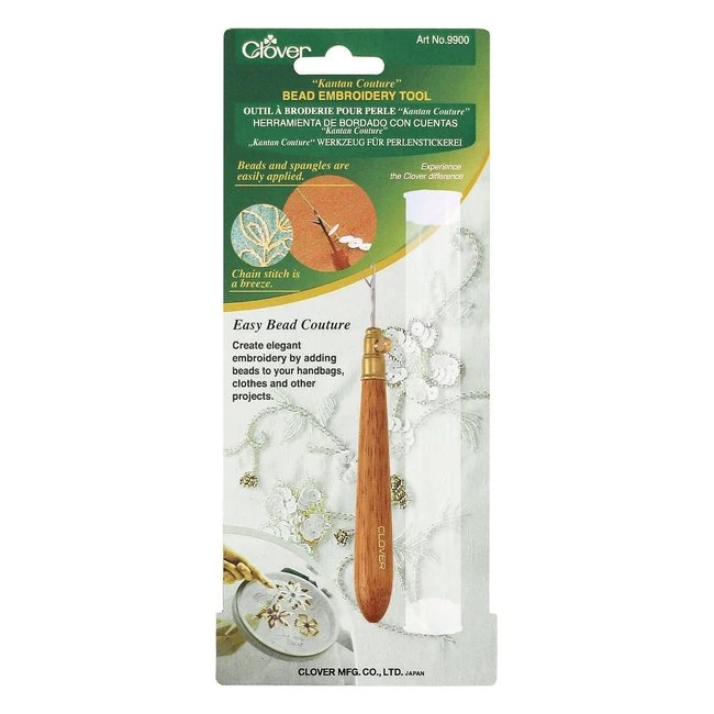 Herramienta de bordado de cuentas Kantan Couture - Ref. 1234 - ¡Crea motivos únicos!