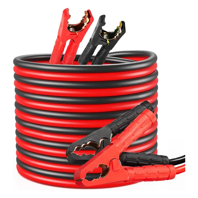 Cable de Arranque Mamizo 12V 24V 1500A 6m - Arranque Rápido con Guantes de Protección