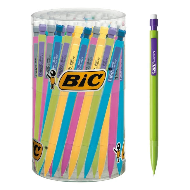 Portaminas BIC Matic Fun 60 unidades HB 07 mm Colores Surtidos