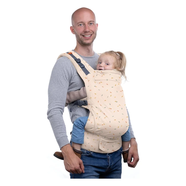 Marsupio Ergonomico Beco Toddler 2 Posizioni 9-27 kg - Extra Ampio e Traspirante