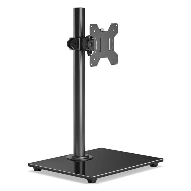 Bontec Monitor Halterung fr 1332 Zoll Curved Bildschirm, bis zu 10 kg, Einstellbare Bewegungsneigung, 25 Schwenkung, 80 Drehung, VESA 75/100mm