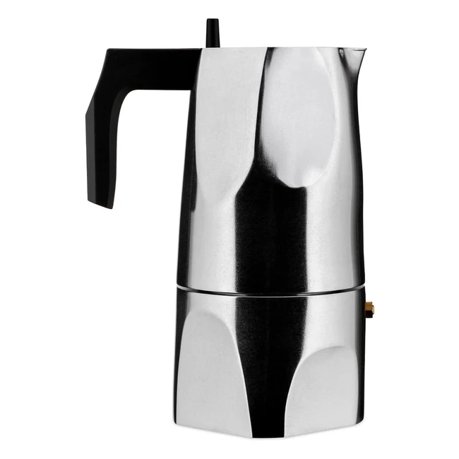 Caffettiera Alessi Ossidiana MT186: Design Espresso 6 Tazze